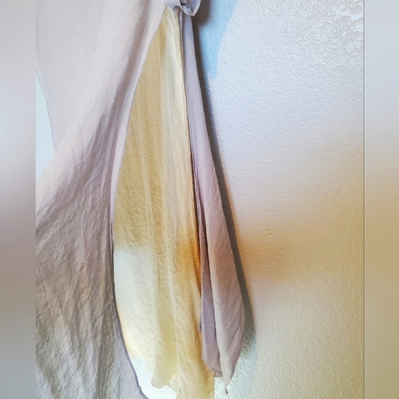 💚5/$25 Lagenlook Layered Gauzy Tunic Shift Dress Size Small - Picture 2 of 4